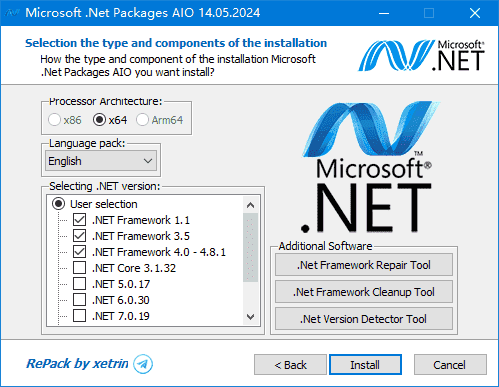 Microsoft.NetPackagesAIO(.NET合集包)v14.10.2025-黑马创业网